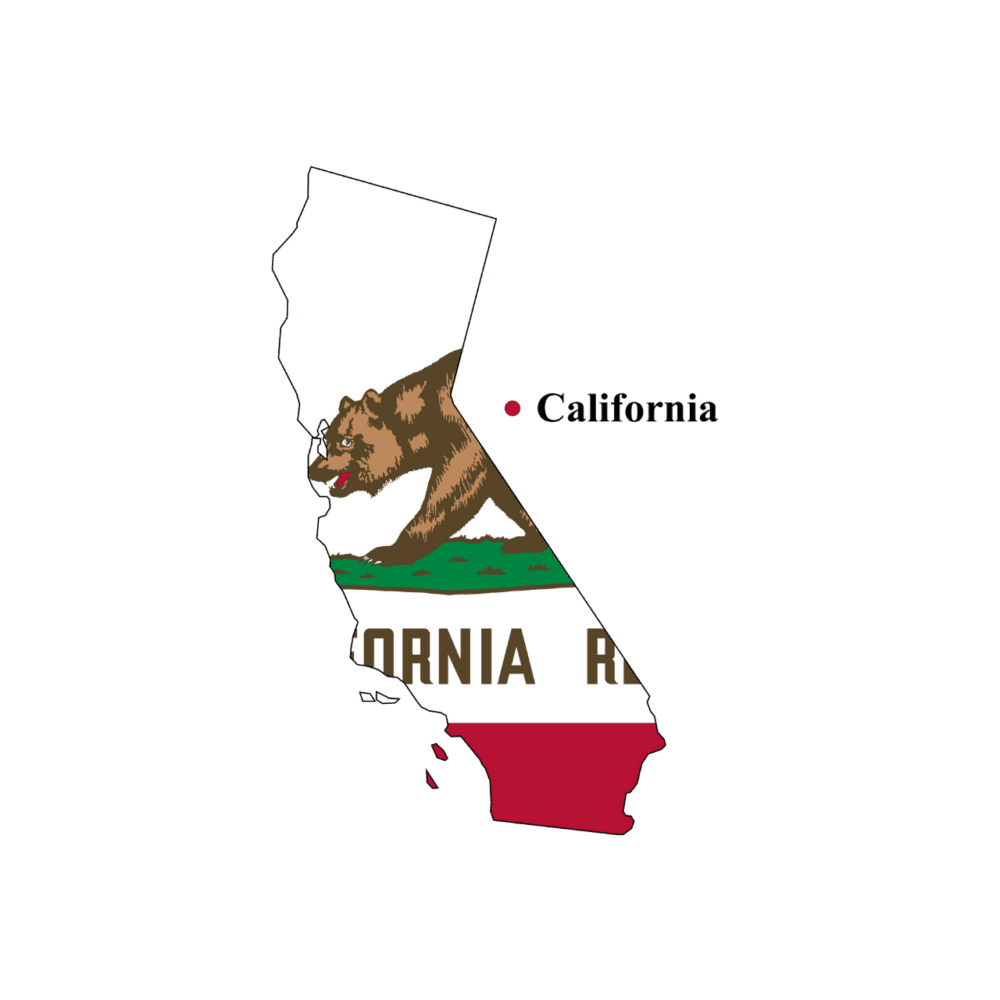 California Square State Map