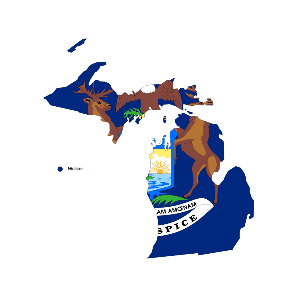 Michigan State Map