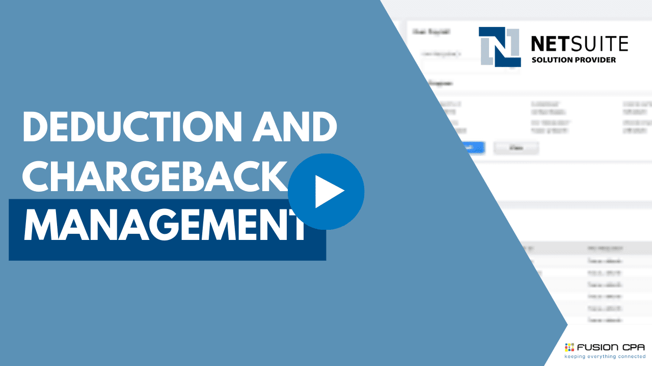 Deduction and Chargeback Management